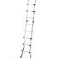 aluminiowa teleskopowa, przegubowa drabina z duża podstawą SCALISSIMA PLUS , drabina na schody