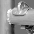 Aluminiowe rusztowanie - montaż haka stężenia ukośnego
